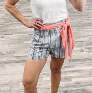 NWT striped shorts. Medium